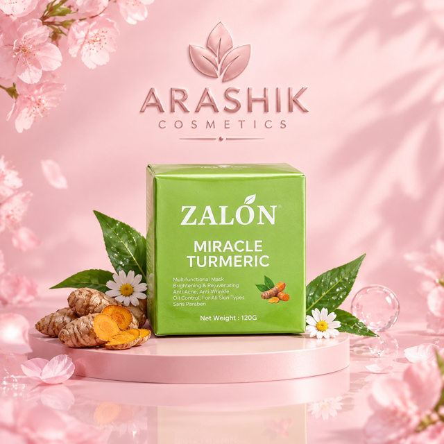 ماسک زردچوبه زالون