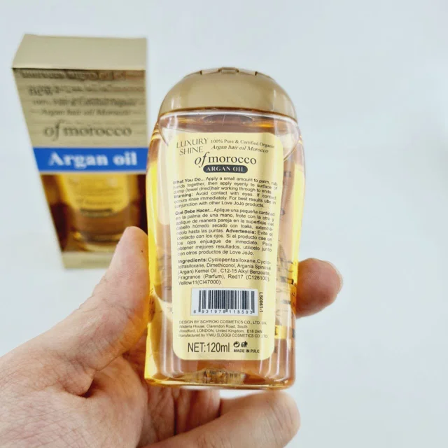 قیمت روغن مو آرگان مراکشی لاکچری شاین آراشیک اورجینال